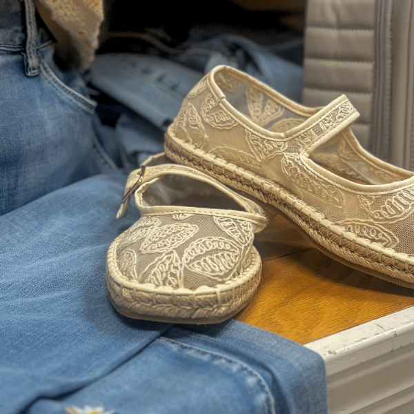 Merle Norman and More summer shoes and denim